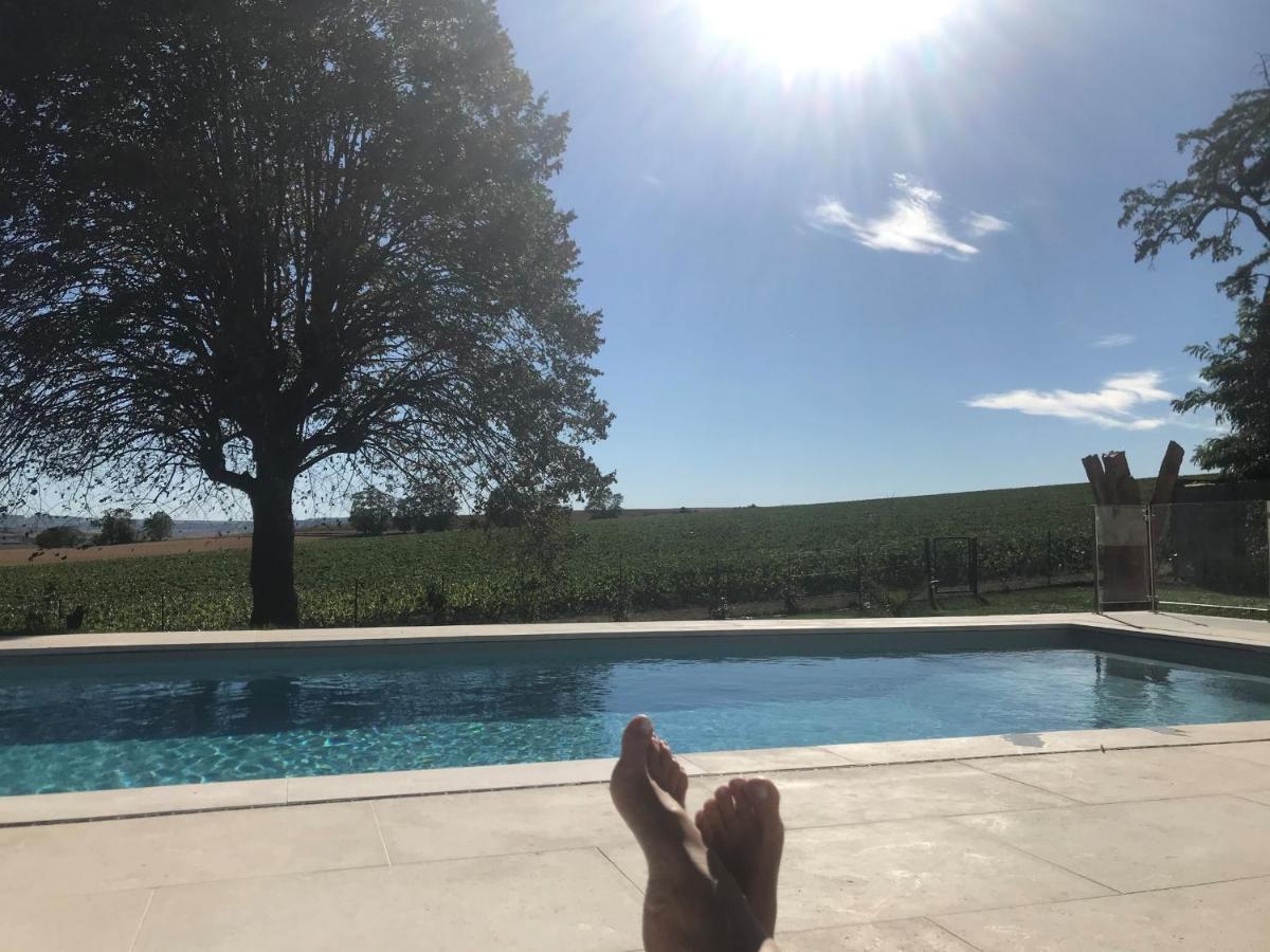 Best View, Pool And Spa On The Champagne Vineyard Saint-Thierry Exteriör bild